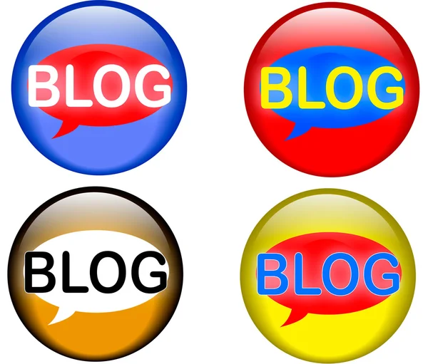 Bloging — Vettoriale Stock