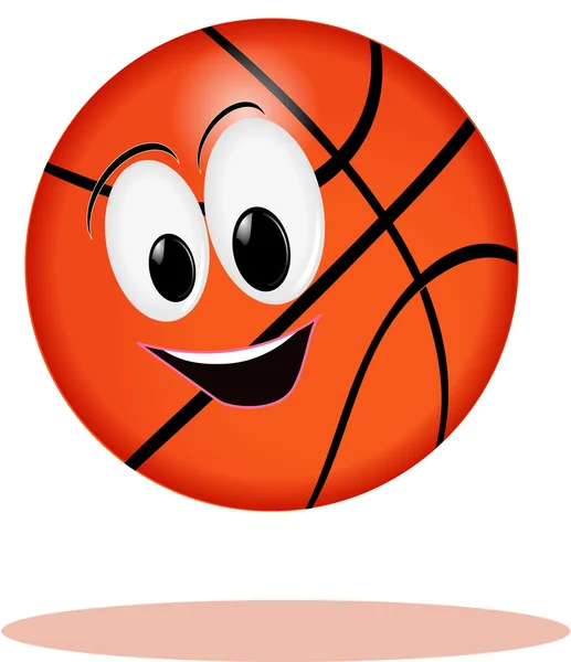Bola de basquete — Vetor de Stock