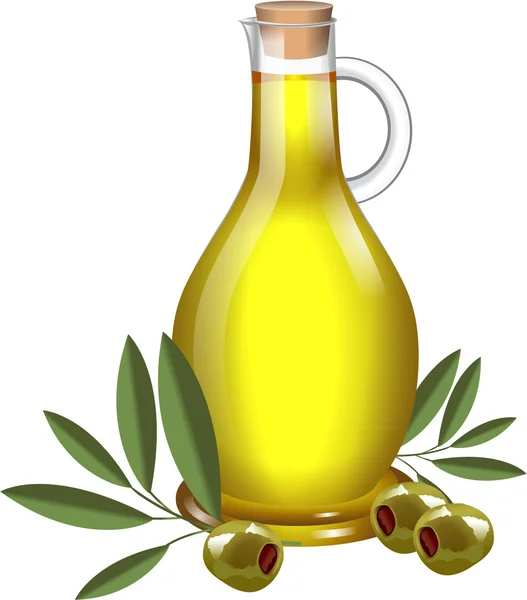 Olio d'oliva — Vettoriale Stock