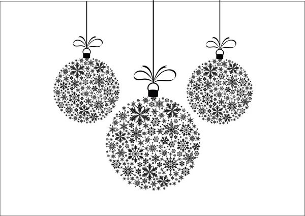 Boules de Noël — Image vectorielle