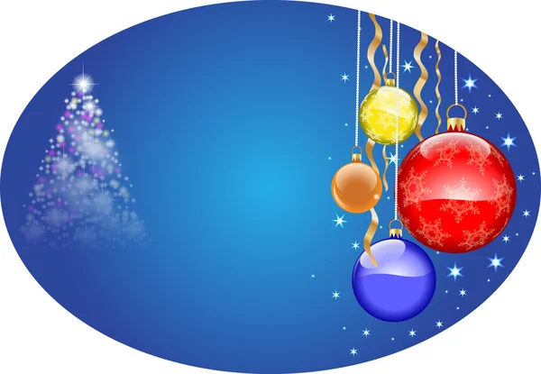 Conception décorative de Noël — Image vectorielle