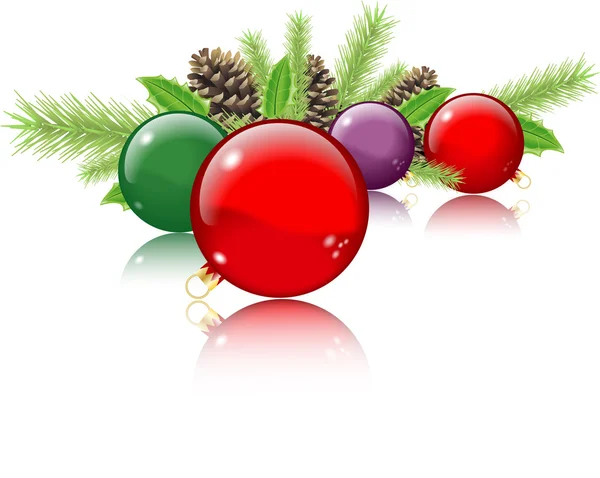 Christmas decorative design — Stock Vector