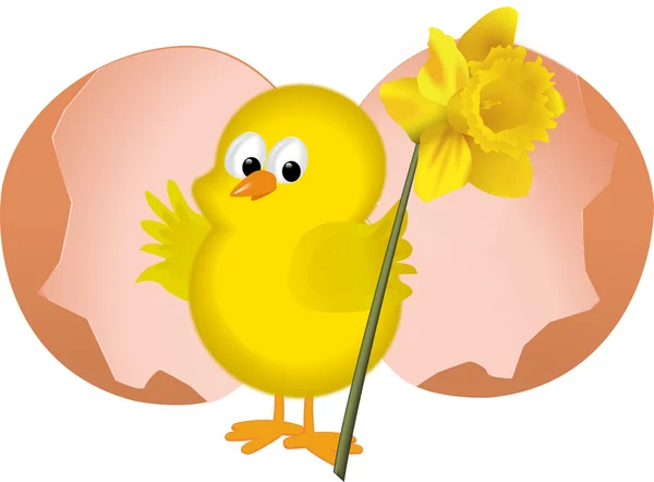 EASTER CHICK — Stock Vector