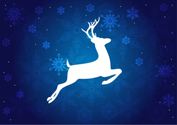 CHRISTMAS DEER — Stock Vector