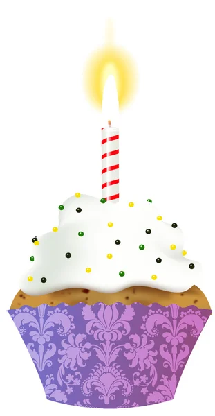 Торт на День Рождения. — стоковый вектор