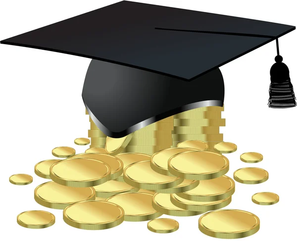 Finanziamento del college — Vettoriale Stock