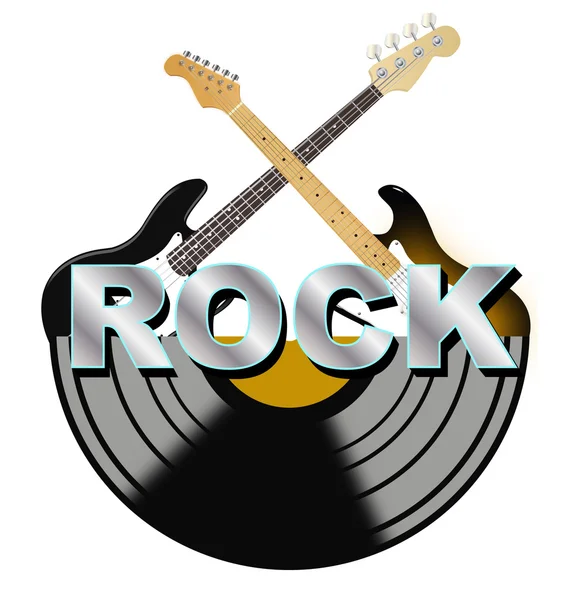 Musica rock — Vettoriale Stock