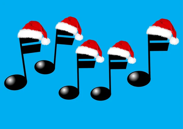 Música de Navidad — Archivo Imágenes Vectoriales