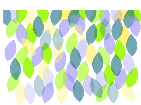 Fondo de hoja abstracta — Vector de stock