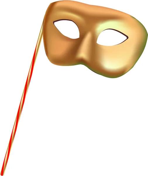 Guld MASK – Stock-vektor