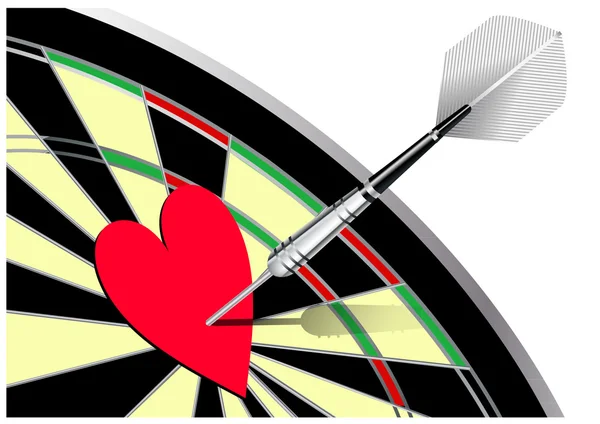 Love darts — Stock Vector