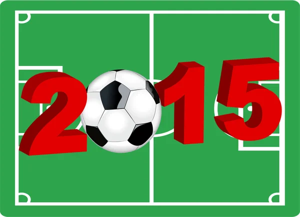 Futbol 2015 — 图库矢量图片