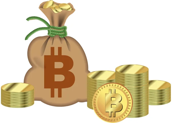 Bitcoin — Stockvector