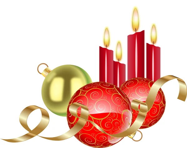 Dekoracje świąteczne — Wektor stockowy