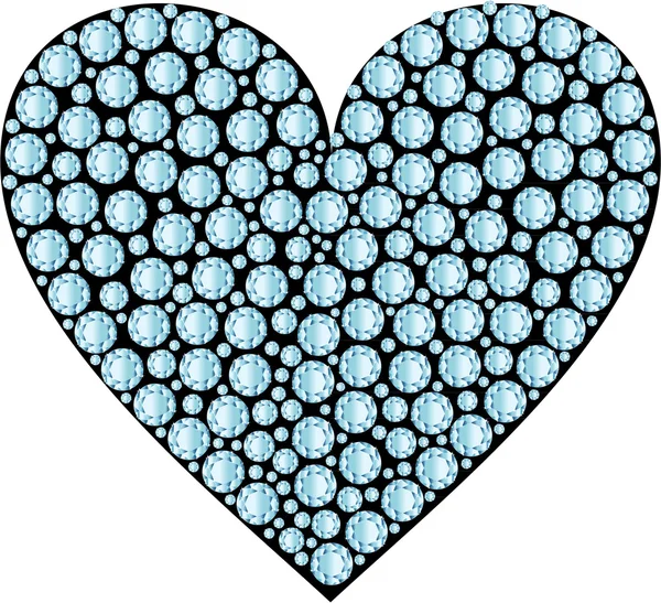 Διαμάντι καρδιά — Διανυσματικό Αρχείο