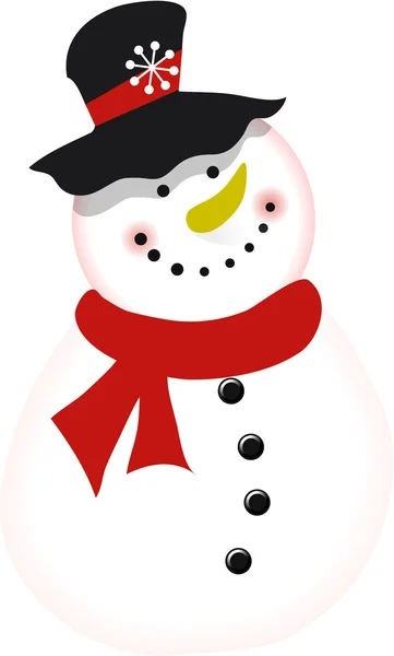 Homem de neve de Natal —  Vetores de Stock