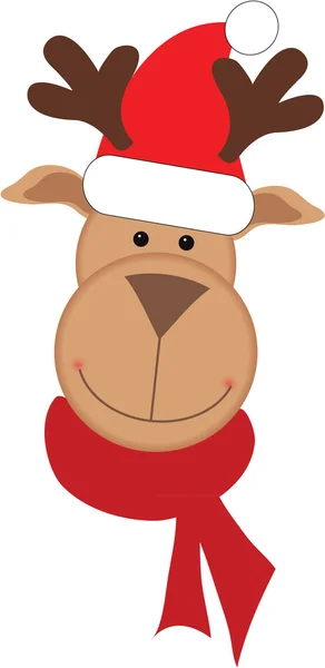 CHRISTMAS RUDOLPH — Stock Vector