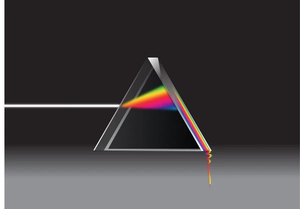 Arco-íris de prisma —  Vetores de Stock