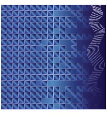 Beyaz dalgalı çizgileri olan soyut arkaplan