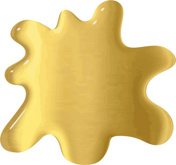 Blob d'oro — Vettoriale Stock