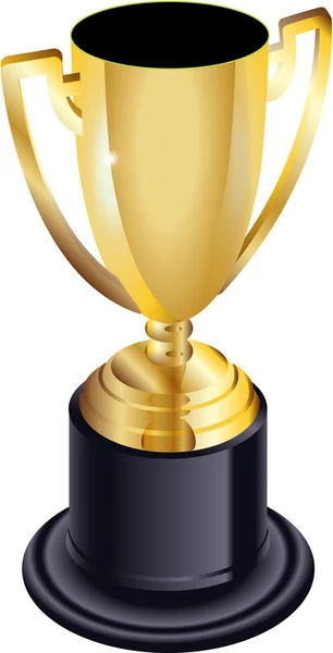 Guld vinnare cup — Stock vektor