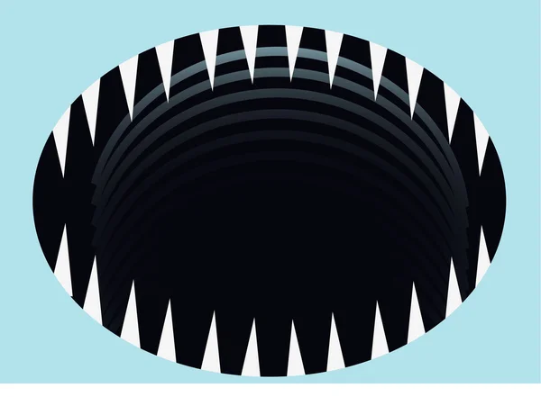 Mulut hiu Stok Ilustrasi 