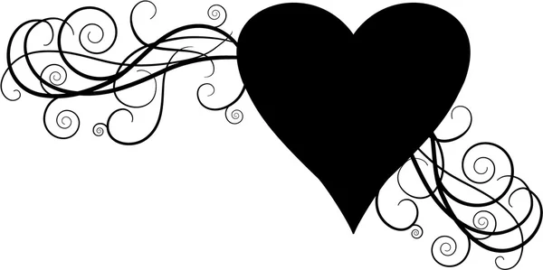 ORNATE COEUR — Image vectorielle