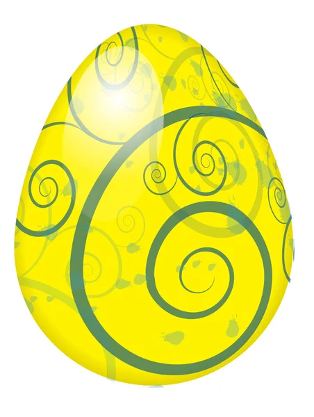 Paskalya yumurtası girdap — Stok Vektör