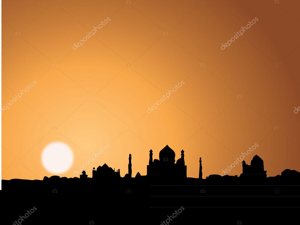Eastern CITY AY SUNSET