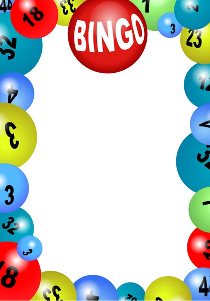 Bingo-Rahmen — Stockvektor