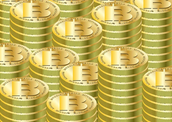 Bitcoin 背景 — ストックベクタ