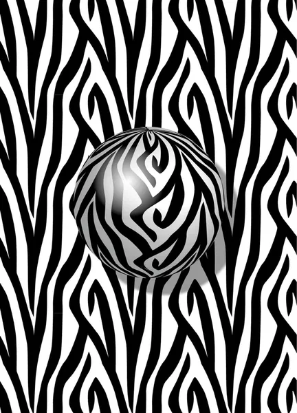 Padrão de zebra — Fotografia de Stock