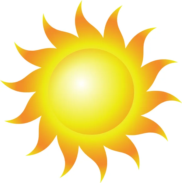 SUN SYMBOL — Stock Photo, Image