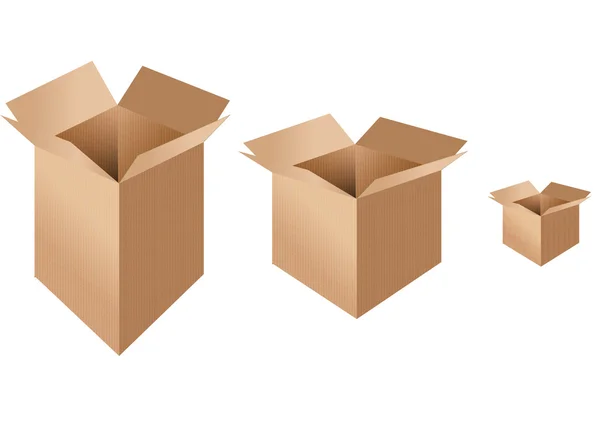 CARDBOARD BOXES — Stock Photo, Image