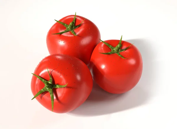 Tomatoes Close Moisture — Stock Photo, Image