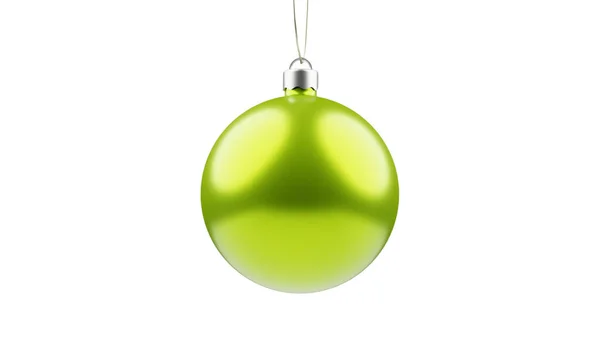 Christmas Bauble Decoration White Background — Photo