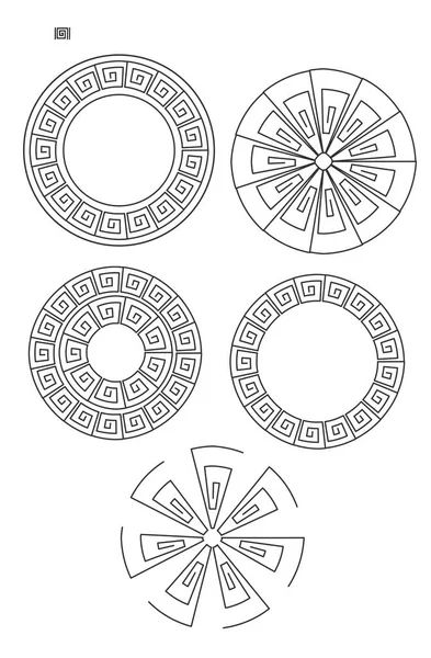 Roman Pottery Repeat Pattern — Zdjęcie stockowe