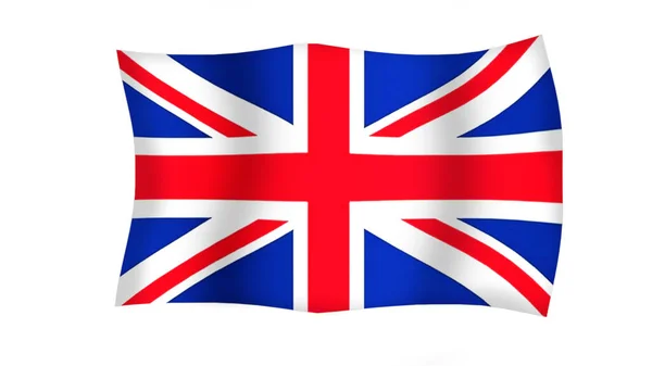 Egyesült Királyság Union Jack Flag — Stock Fotó