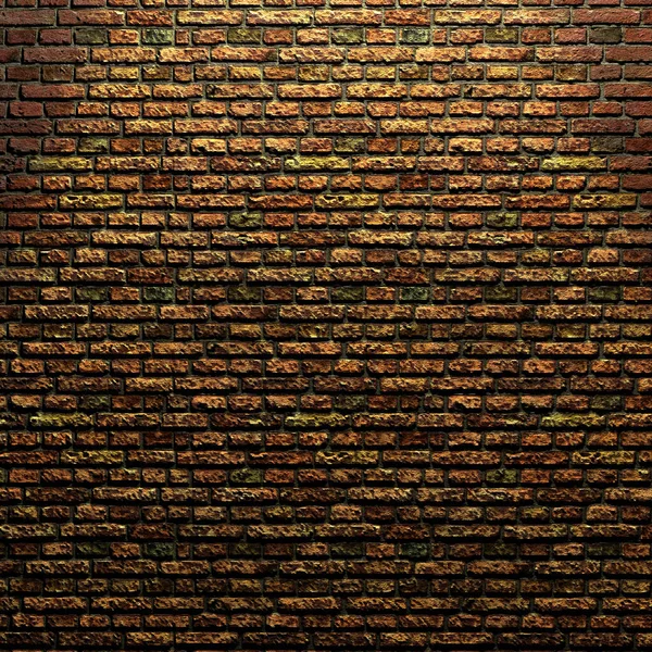 Blank Brick Wall Mood Lighting — ストック写真