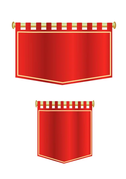 Medieval Banner Two Sizes — Foto de Stock