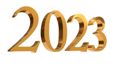 2023 New year celebration lettering