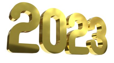 2023 New year celebration lettering