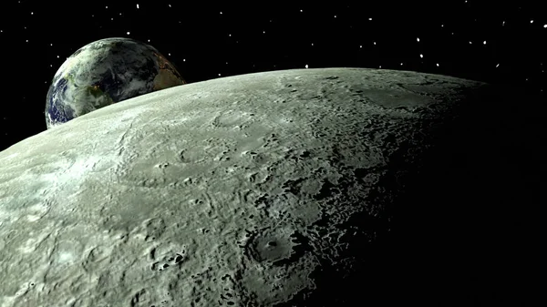 Moon Scape Space — Zdjęcie stockowe