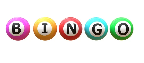 Arkaplanda Bingo Topları — Stok fotoğraf