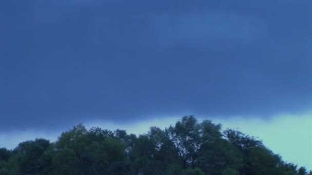 Время грозовых облаков — стоковое видео