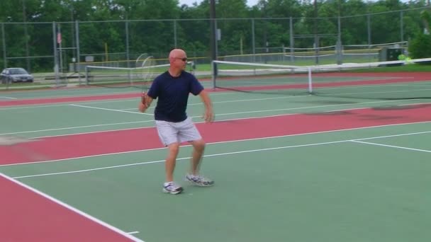 Joueur de tennis Overhead Smash — Video