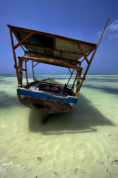 Barco en Zanzíbar — Foto de Stock
