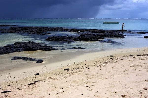 Girl in mauritius — Stock Photo, Image