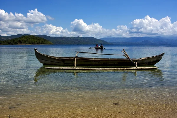 Barcos en tierra de madagascar —  Fotos de Stock