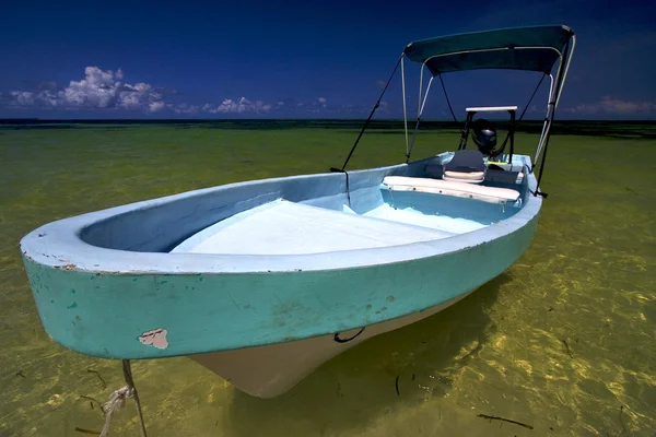 Sian Kaan no México e lagoa azul — Fotografia de Stock